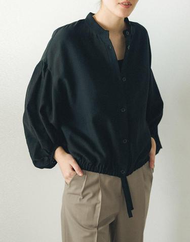 [MOMEN] Chic Blouse - Black_XMTNL3S421106