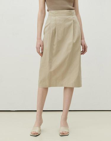 [MOMEN] Double Pocket Skirts - Beige_XMTDK3Y411134