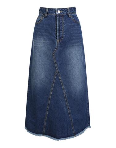 [MOMEN] Tail Denim Long Skirt_Blue_XMTMS3S321153