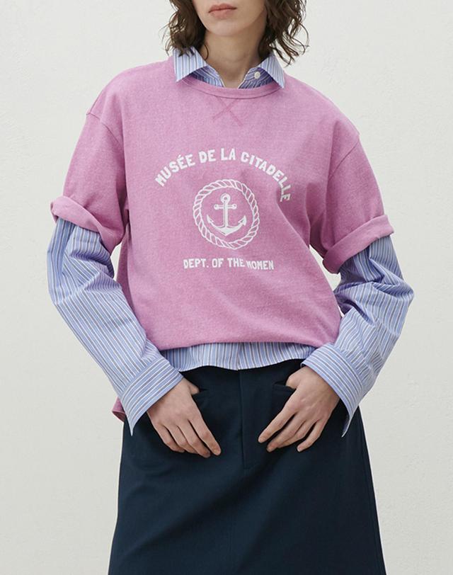 모먼 [모먼] [MOMEN] Riviera Cruise T- shirts- Lavender_XMCAS3SM41162
