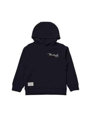 [닥스리틀] 레터링 자수 후드 네이비 DVF25TH09M_NV