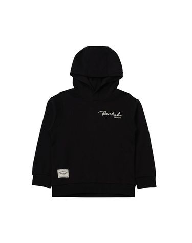 [닥스리틀] 레터링 자수 후드 블랙 DVF25TH09M_BK