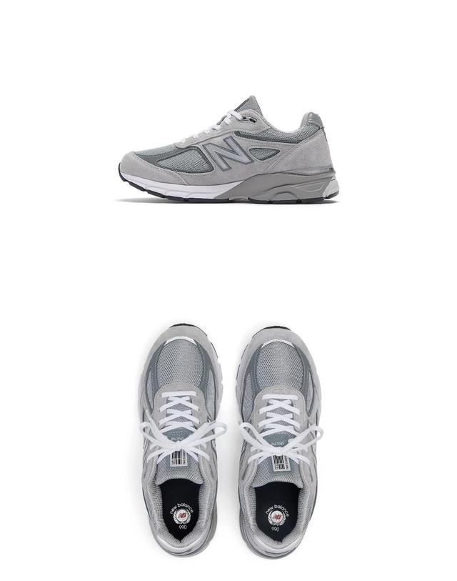 뉴발란스 [뉴발란스] U990GR4 030 990v4 메이드 인 USA 스니커즈 그레이 남성 슈즈 / TJW 착용컷
