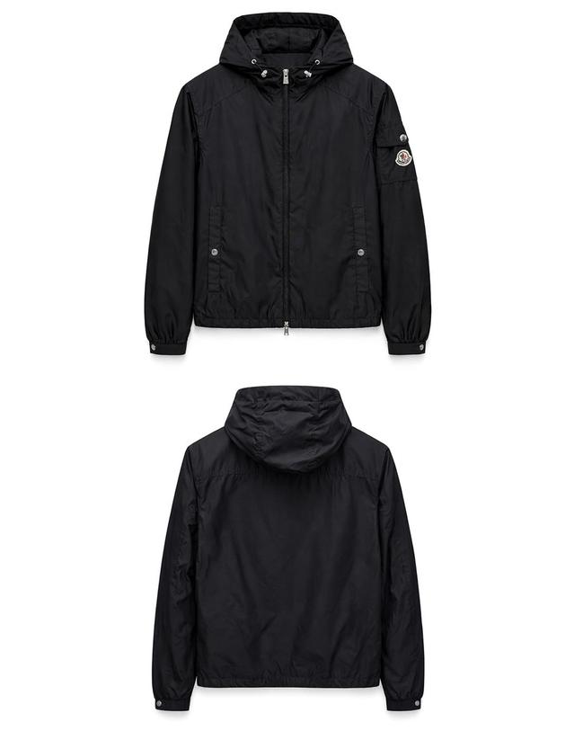 몽클레어 [몽클레어] ETIACHE 에티아슈 윈드브레이커 자켓 블랙 남성 자켓 1A00160 5968E 999 / TLS 착용컷