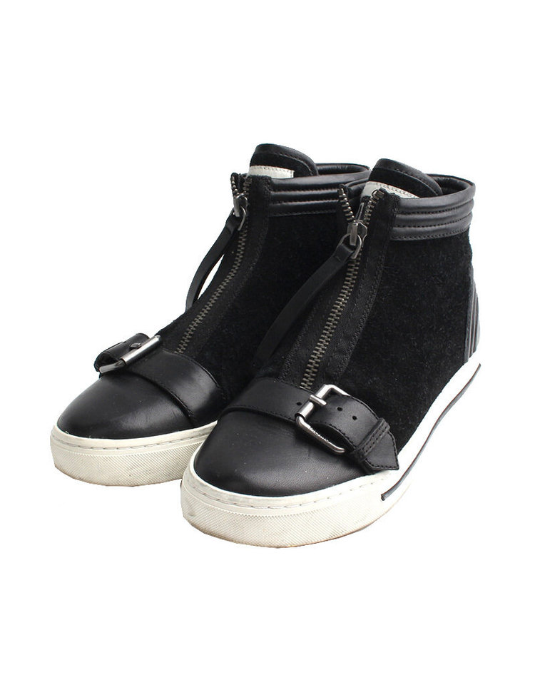 MarcbyMarcJacobs/리본즈(병행수입) [중고명품] 마크 바이 마크 제이콥스 블랙 하이탑 스니커즈 36