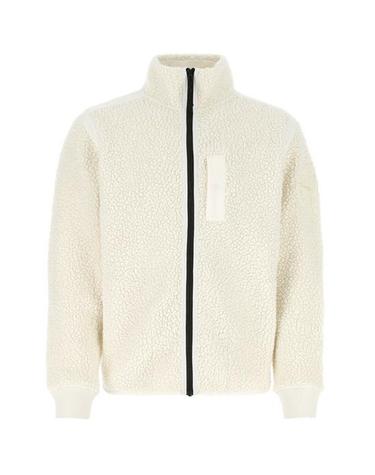 [스톤아일랜드] 22FW 771561441 V0099 로고자수 테디 니트 집업 화이트 남성 자켓 / TTA