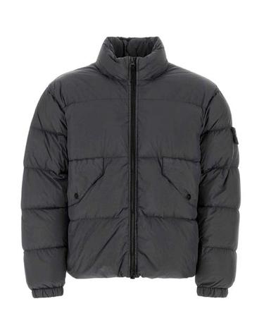 [스톤아일랜드] 23FW 791540623 V0062 와펜패치 크링클랩스 패딩자켓 다크 그레이 남성 패딩 / TLS