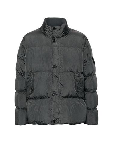 [스톤아일랜드] 24FW 811540123 V0062 와펜패치 크링클랩스 넥 다운 패딩 다크 그레이 남성 자켓 / TTA