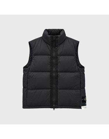 [스톤아일랜드] 26FW 와펜패치 퀼팅 패딩 베스트 블랙 남성 자켓 L2S15G100004 S0483 V0029 / TFS