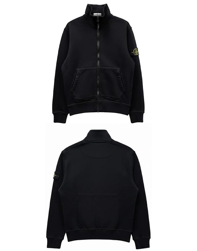 스톤아일랜드 [스톤아일랜드] 26SS 와펜 패치 집업 자켓 블랙 남성 자켓 L1S156100063 S0051 V0029 / TTA 착용컷