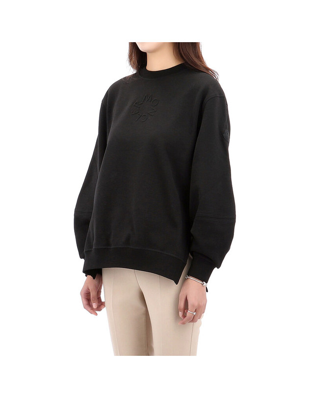 몽클레르 [명품] 몽클레어 로고 스웨트셔츠 8G00006 809KR 999 진한 그레이 착용컷