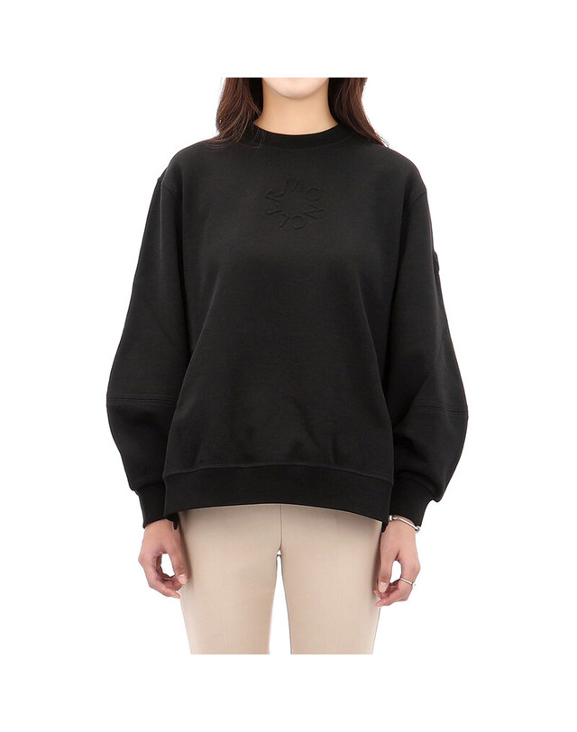 몽클레르 [명품] 몽클레어 로고 스웨트셔츠 8G00006 809KR 999 진한 그레이 착용컷