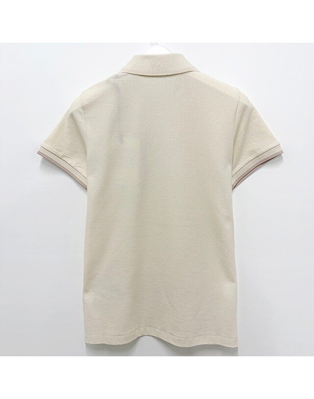 몽클레르 [명품] 26SS 몽클레어 여성 로고 코튼 피케 폴로 반팔티 화이트 8A00004 84720 034 아이보리 착용컷