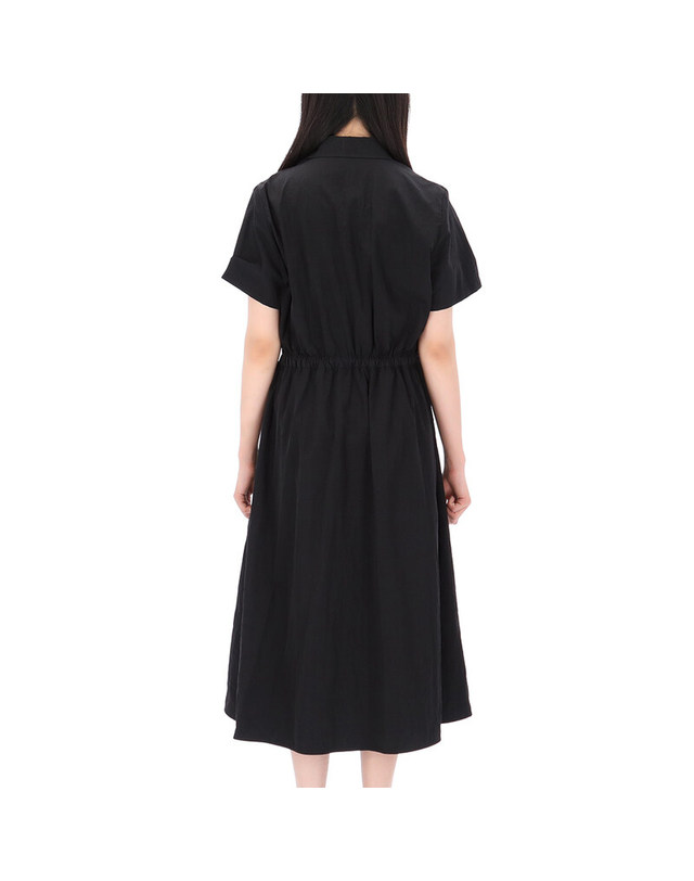 몽클레르 [명품] 26FW 몽클레어 로고 패치 하프 집업 원피스 2G00010 5986F 999 진한 그레이 착용컷