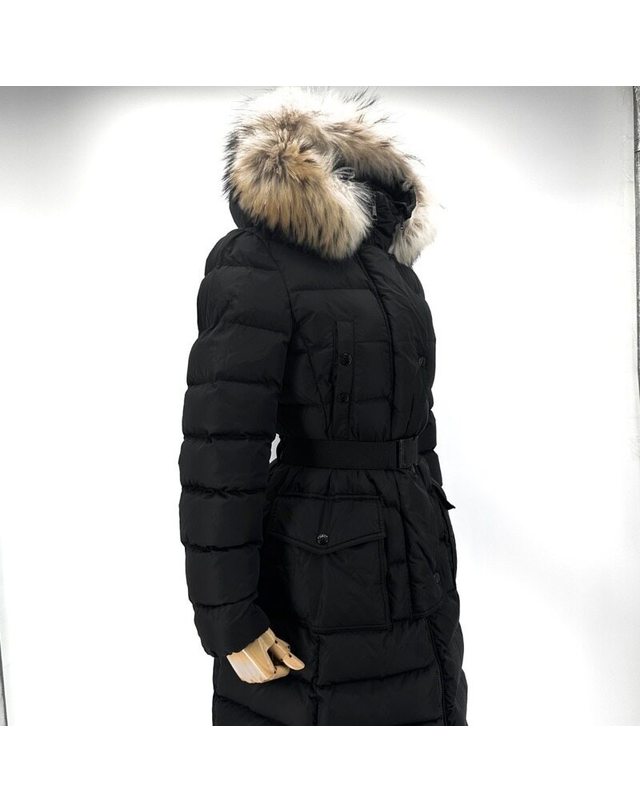 몽클레르 [중고명품] [중고명품] 몽클레르 몽클레어 클로에 롱 패딩 점퍼 진한 그레이 착용컷