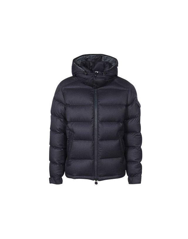 몽클레르 [명품]몽클레어 24FW MONTGENEVRE 울 패딩 자켓 네이비 1A537 00 54272 742 1A537 00 54272 742 BLACK 착용컷