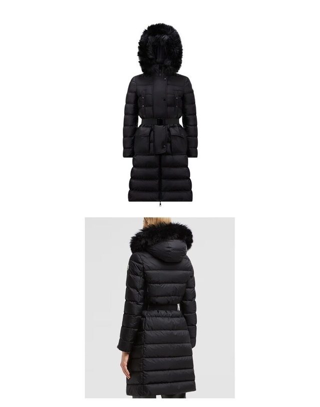 몽클레어 몽클레르 [명품] KHLOE 클로에 롱 다운 패딩 블랙 여성 패딩 1C00023 5968E 999 / BLACK 착용컷