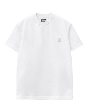 [우영미] 26SS 코튼 백로고 반팔 티셔츠 화이트 남성 티셔츠 W261TS07701W / TTA