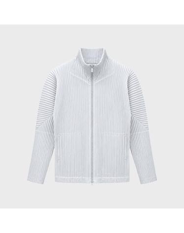 [옴므플리세 이세이미야케] 컬러 플리즈2 집업 가디건 플래시 그레이 남성 자켓 HP63-JL190 10 / TEO