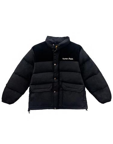 [휴먼메이드] HM26JK031 BLK 자수로고 다운 패딩 자켓 블랙 남성 패딩 / TJ