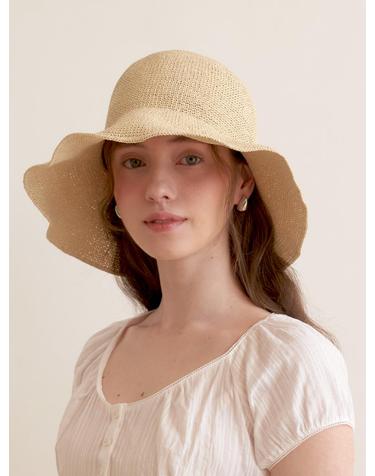 natural fine bucket hat (C066_ivory)