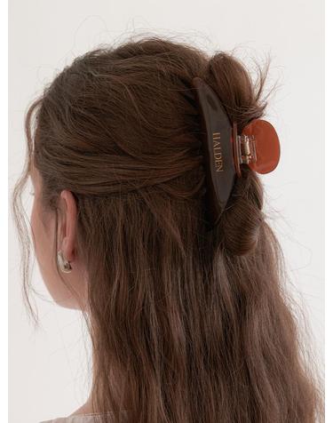 classic hair claw clip (H027_brown)