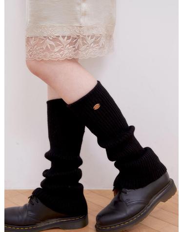 boots cut leg warmer (F002_black)