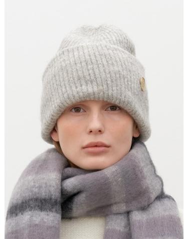 heavy wool knit beanie (C053_grey)