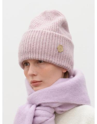 heavy wool knit beanie (C053_light purple)