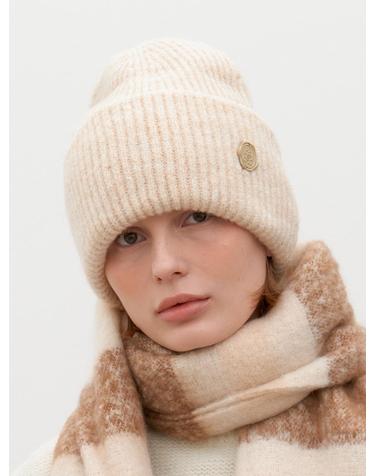 heavy wool knit beanie (C053_ivory)