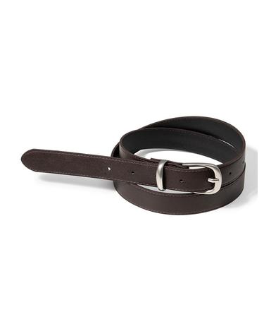(W) basic western fake leather belt (T020_brown)