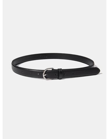 (W) classic round belt (T009_black)