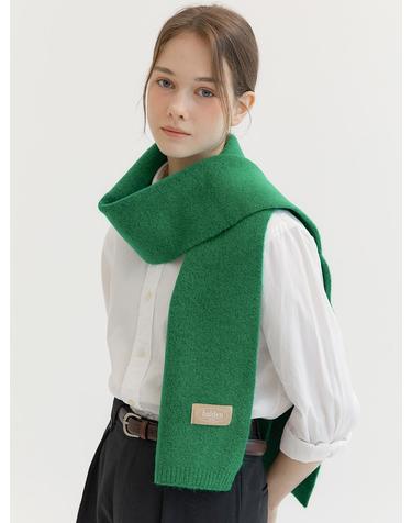 knit wool muffler (M028_green)