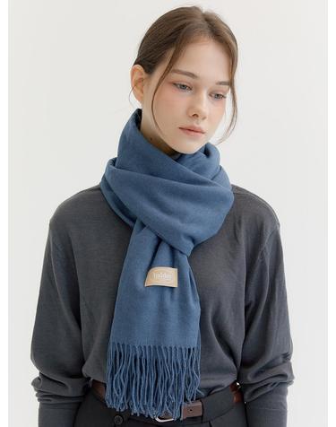 solid soft muffler (M027_blue grey)