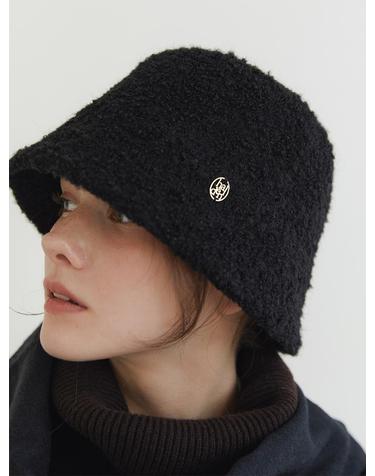 soft hairy bucket hat (C037_black)