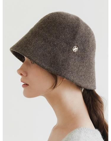 wool knit bucket hat (C033_cocoa)
