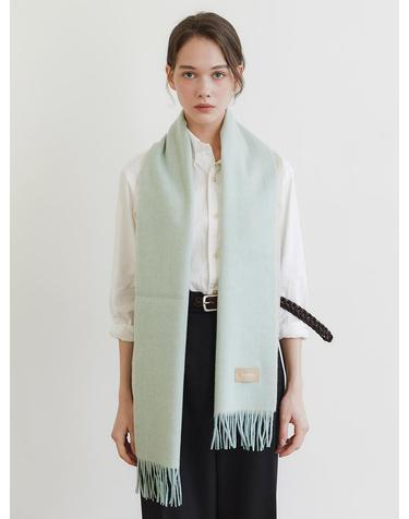 two tone wool muffler (M020_mint)