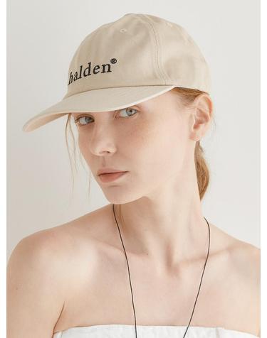 halden trademark logo ball cap (C001_light beige)