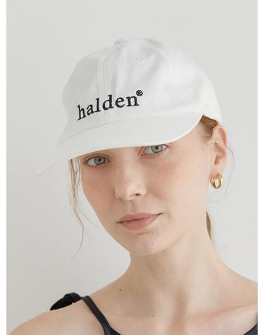 halden trademark logo ball cap (C001_white)