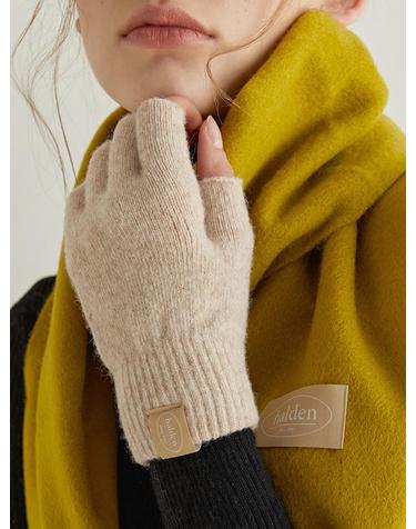 wool fingerless gloves (G002_oat)
