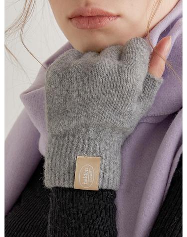 wool fingerless gloves (G002_grey)