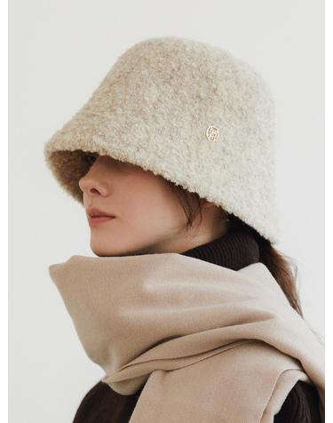 soft hairy bucket hat (C037_beige)