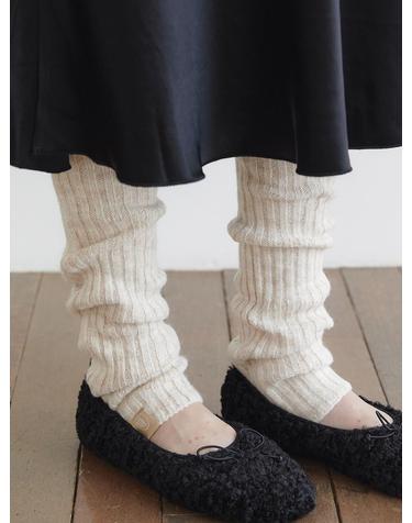 knit leg warmer (F001_ivory)