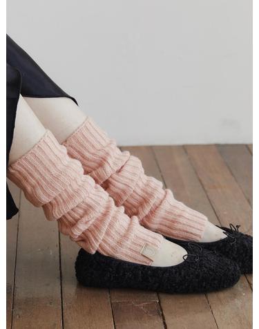 knit leg warmer (F001_pink)