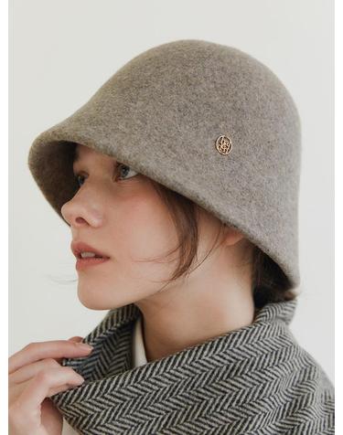 classic wool bucket hat (C040_dark beige)