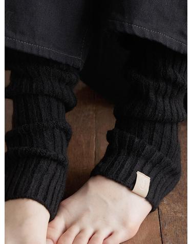 knit leg warmer (F001_black)
