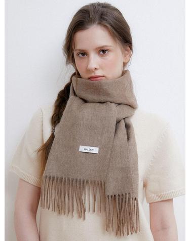 premium pure cashmere 100 muffler (M043_mocha)