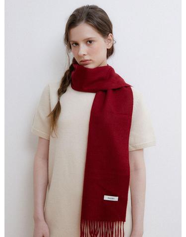premium pure cashmere 100 muffler (M043_burgundy)