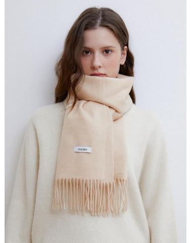 essential cashmere 100 muffler (M044_light beige)