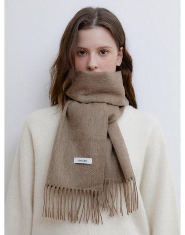 essential cashmere 100 muffler (M044_mocha)